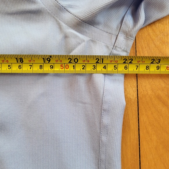Calvin Klein light blue Dress Shirt ‎ | No Iron | 100% Cotton | Men M | Slim Fit - Picture 10 of 11